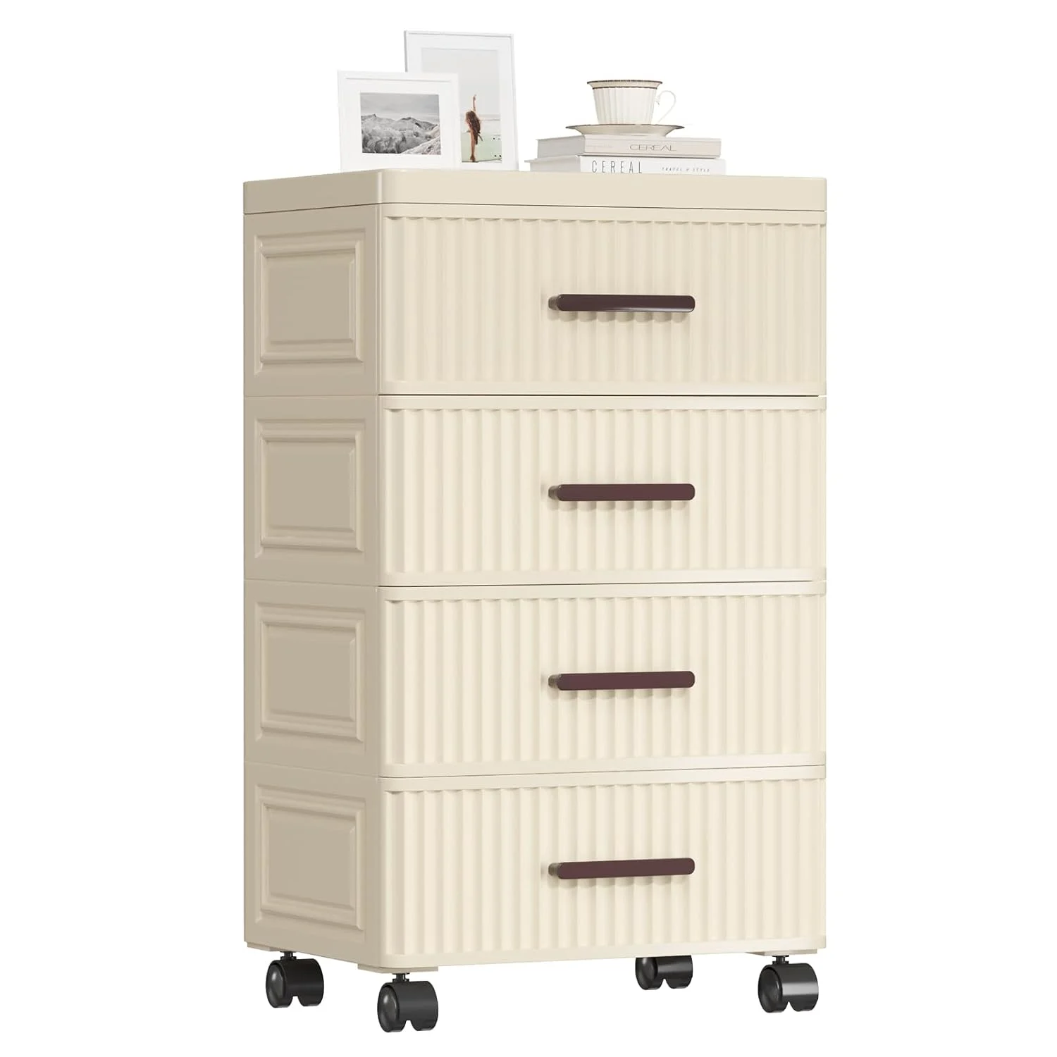 Multi-Layer Plastic Drawer Storage Cabinet